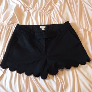 J. Crew 4” scalloped shorts